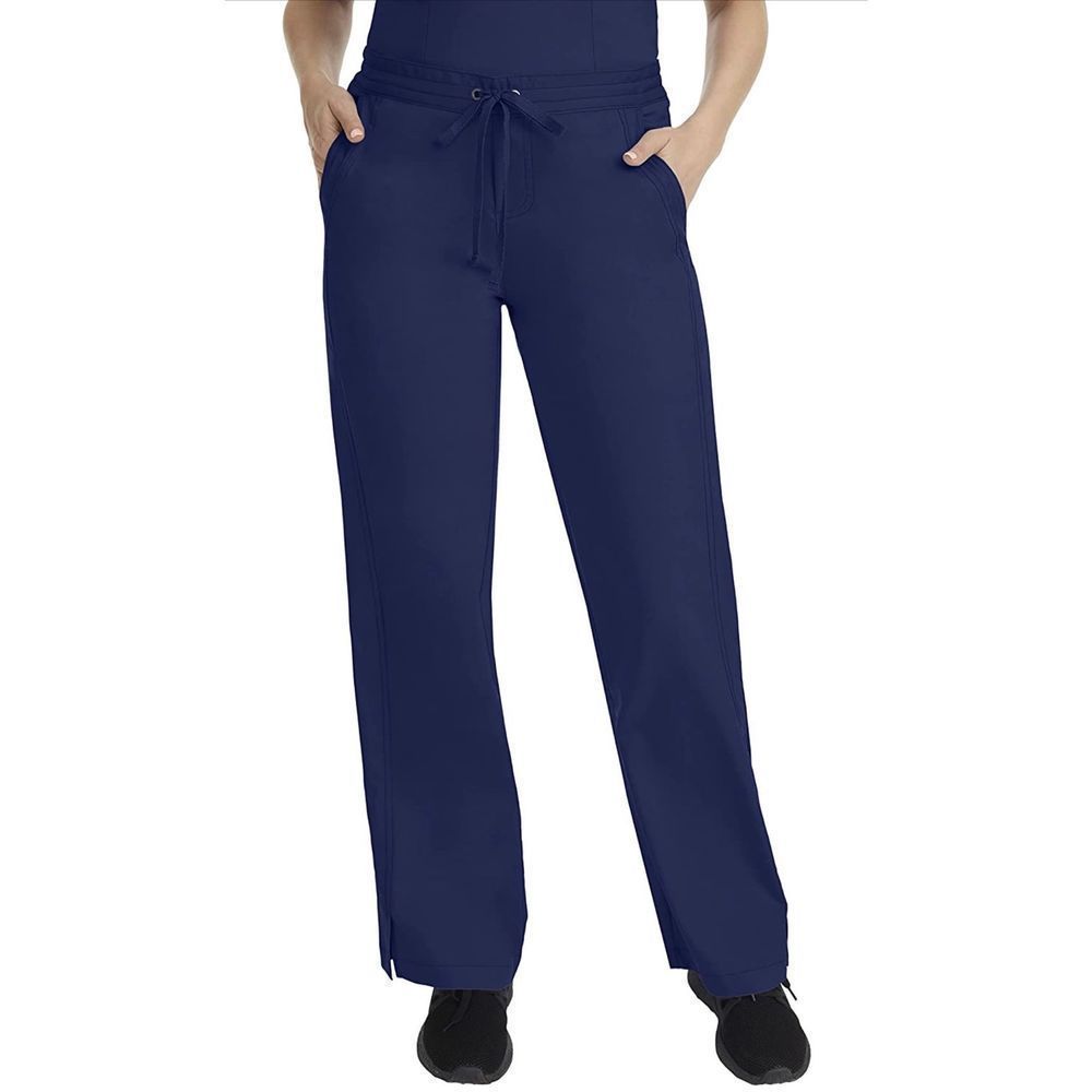 Healing Hands Scrub Pants 2 Pocket Elastic Back Purple Label 9095 4X